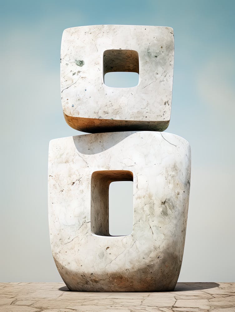 Sculptures Abstraites en Pierre, Art des Pierres