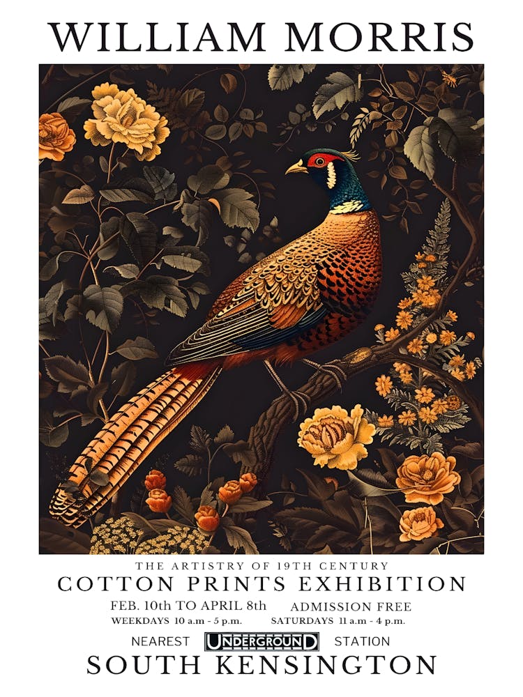 William Morris Cotton Prints Exhibition 68