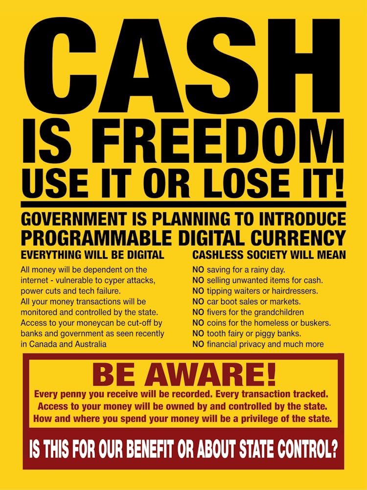 Cash Is Freedom Print