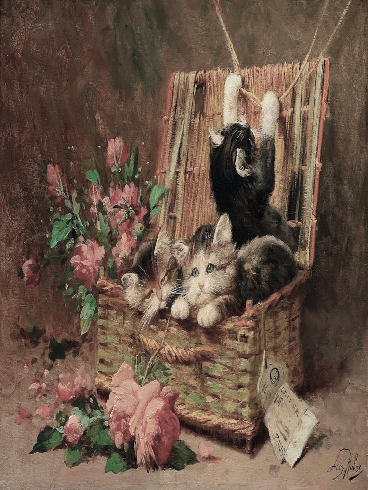 Kittens In A Basket