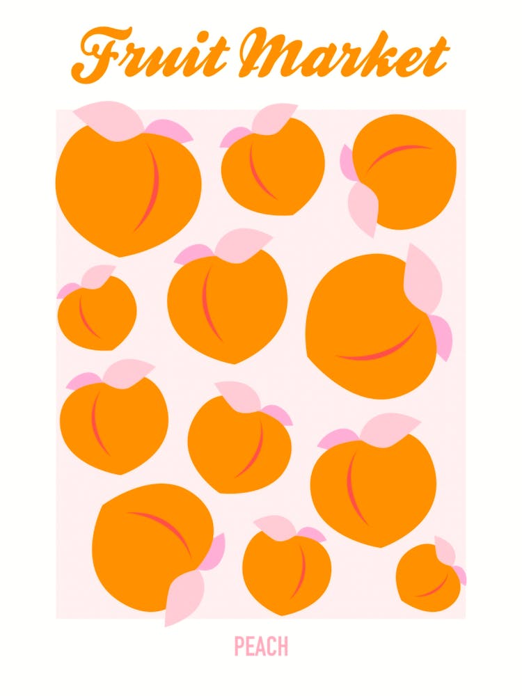 Fruit Market Peach