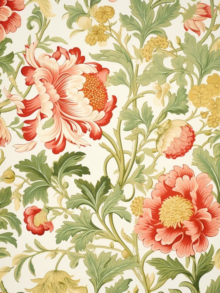 Victorian Floral Wallpaper 8