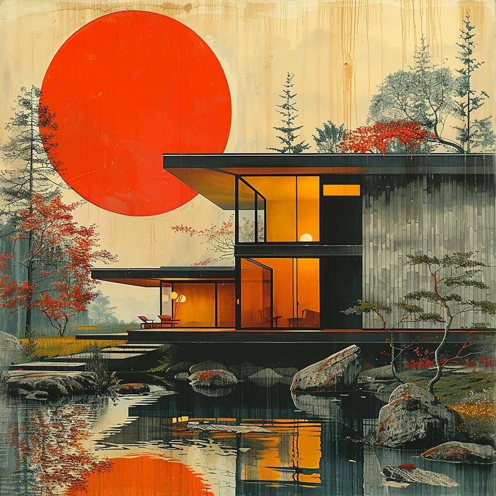 Azure House - abstract art, abstract painting  city wall art, colorful wall art, home decor, minimal art, modern wall art, wall art, wall decoration, wall print colourful wall art, decor wall art, digital art, digital art download, interior wall art, downloadable art, eclectic wall, fantasy wall art, home decoration, home decor wall, printable art, printable wall art, wall art prints, artistic expression, contemporary, modern art print,