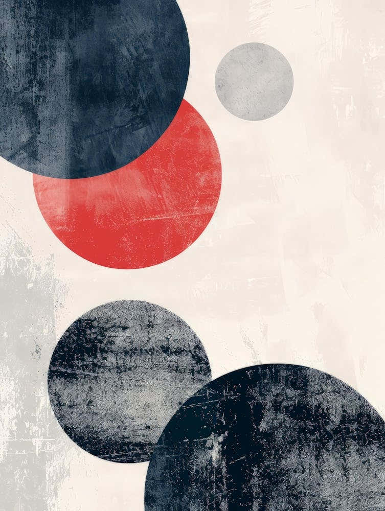 Abstract Circles Canvas Print 11