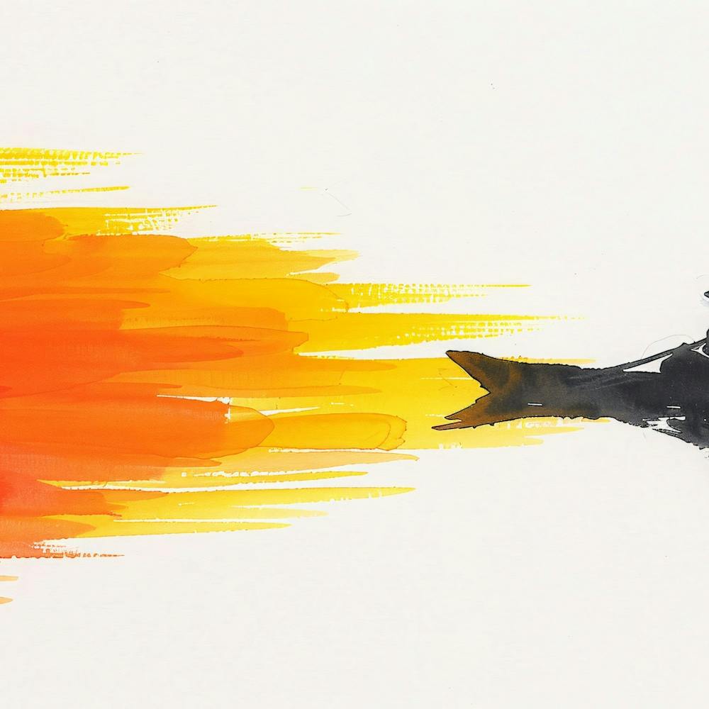 Man In A Motorcycle