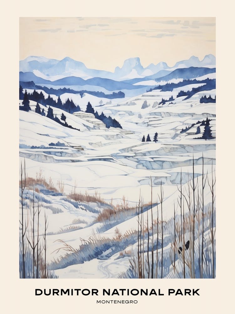 Durmitor National Park Montenegro 1 Poster