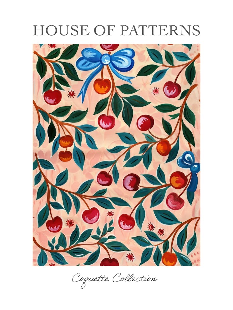 In My Bow Era 2 Pattern Poster