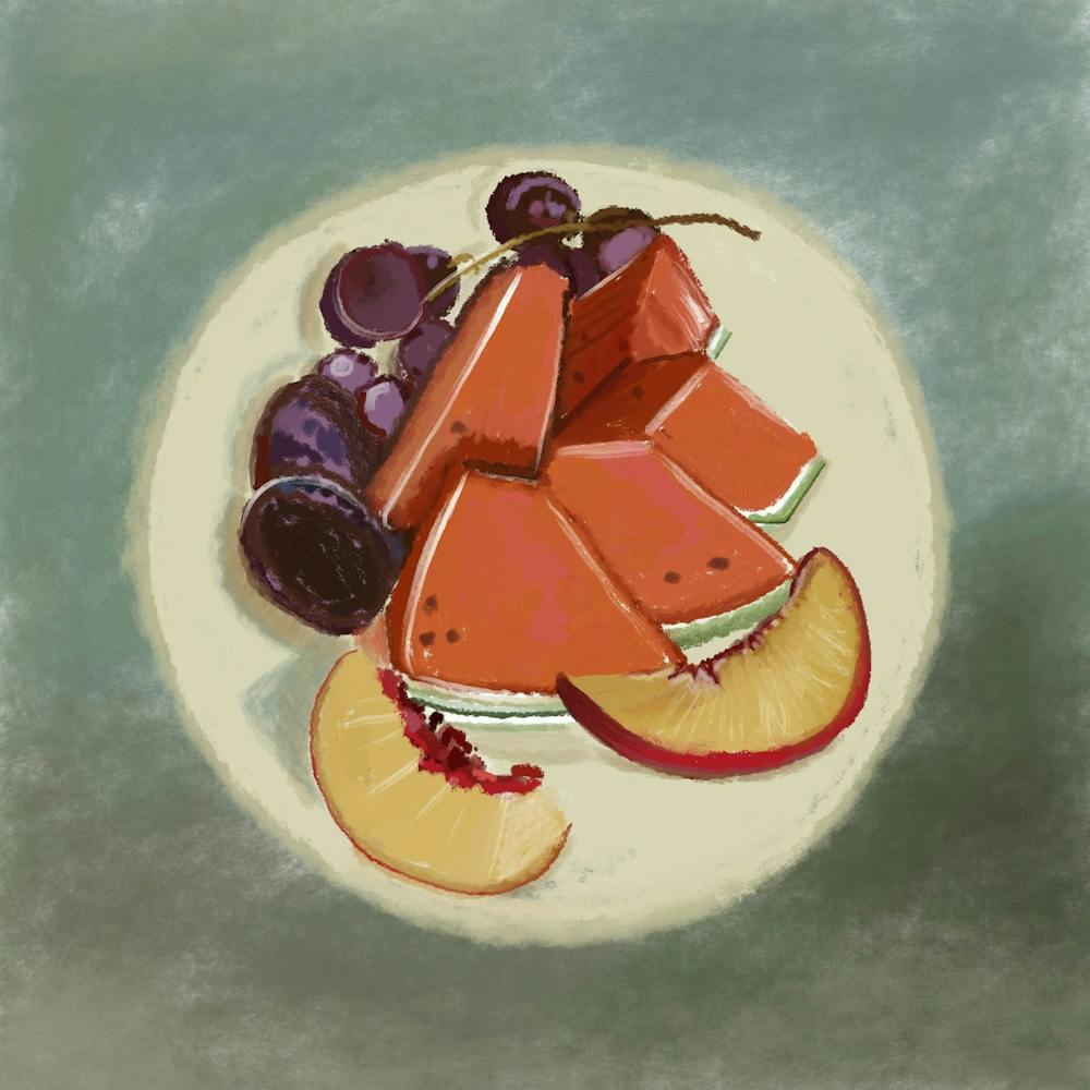 Fruits On A Table