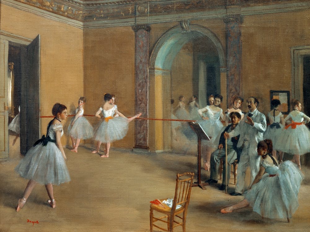 The Dance Foyer, Edgar Degas
