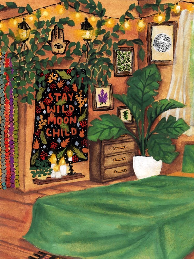 Bohemian Cottage Room