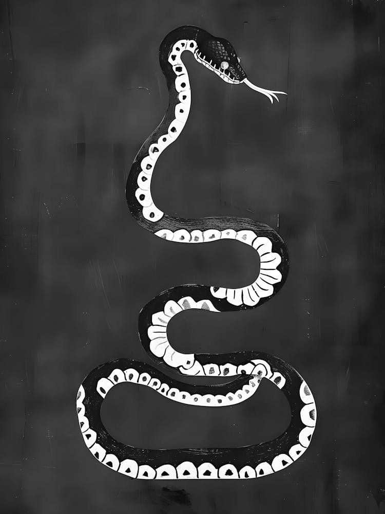 Snake On A Blackboard