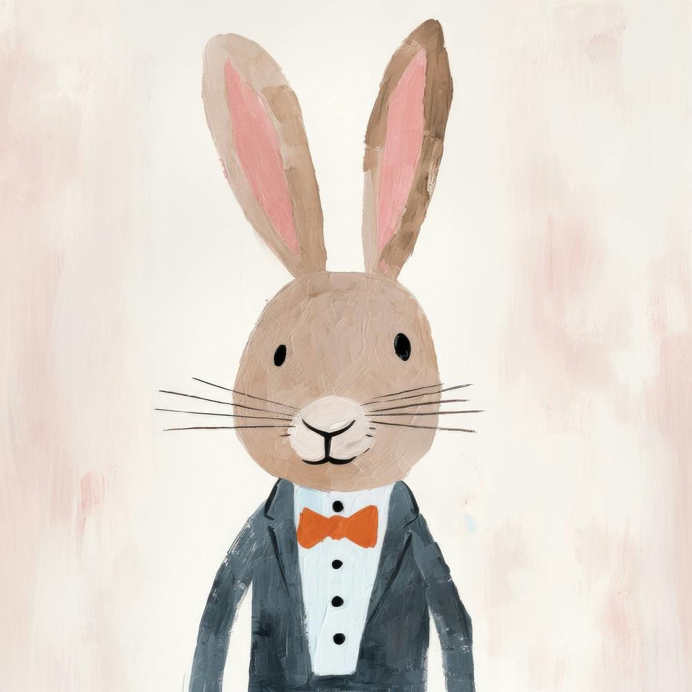 Rabbit In Tuxedo
