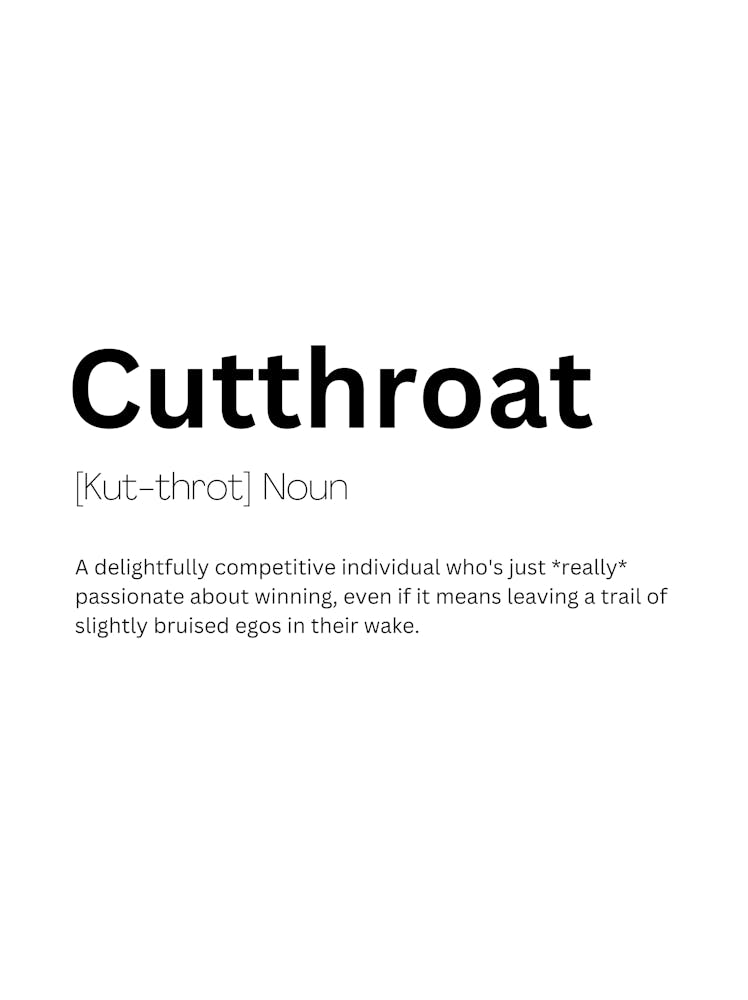 Cutthroat Definition Meaning