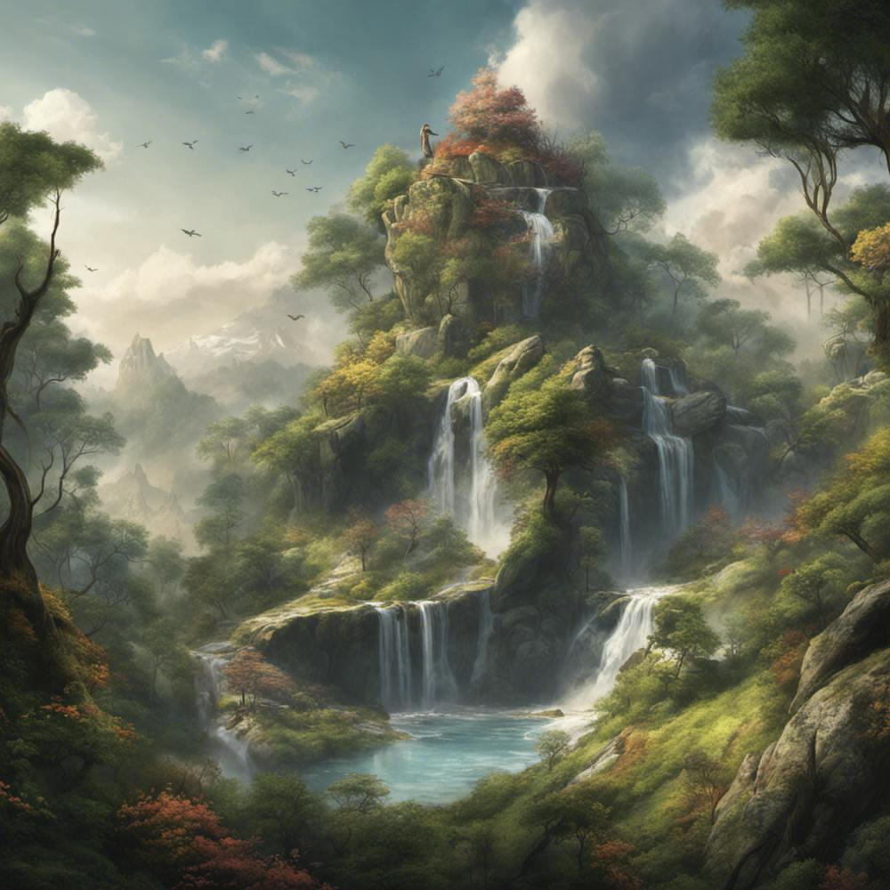 Waterfall In The Forest
