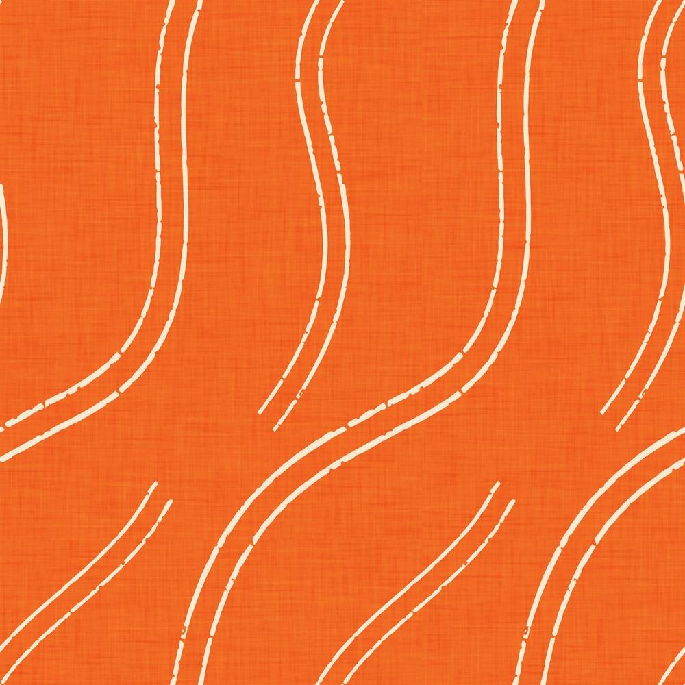 Orange Wavy Orange