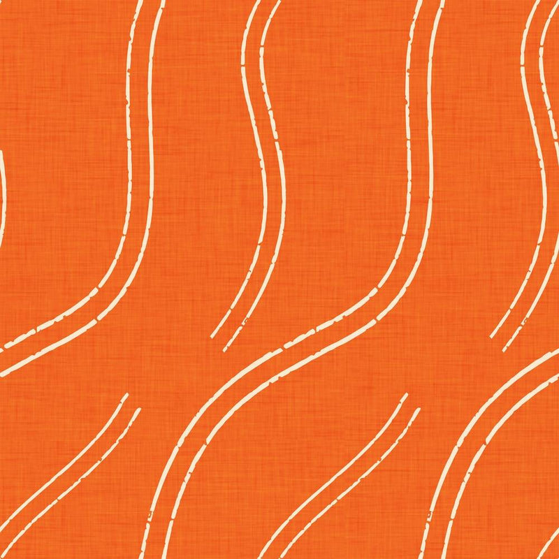Orange Wavy Orange