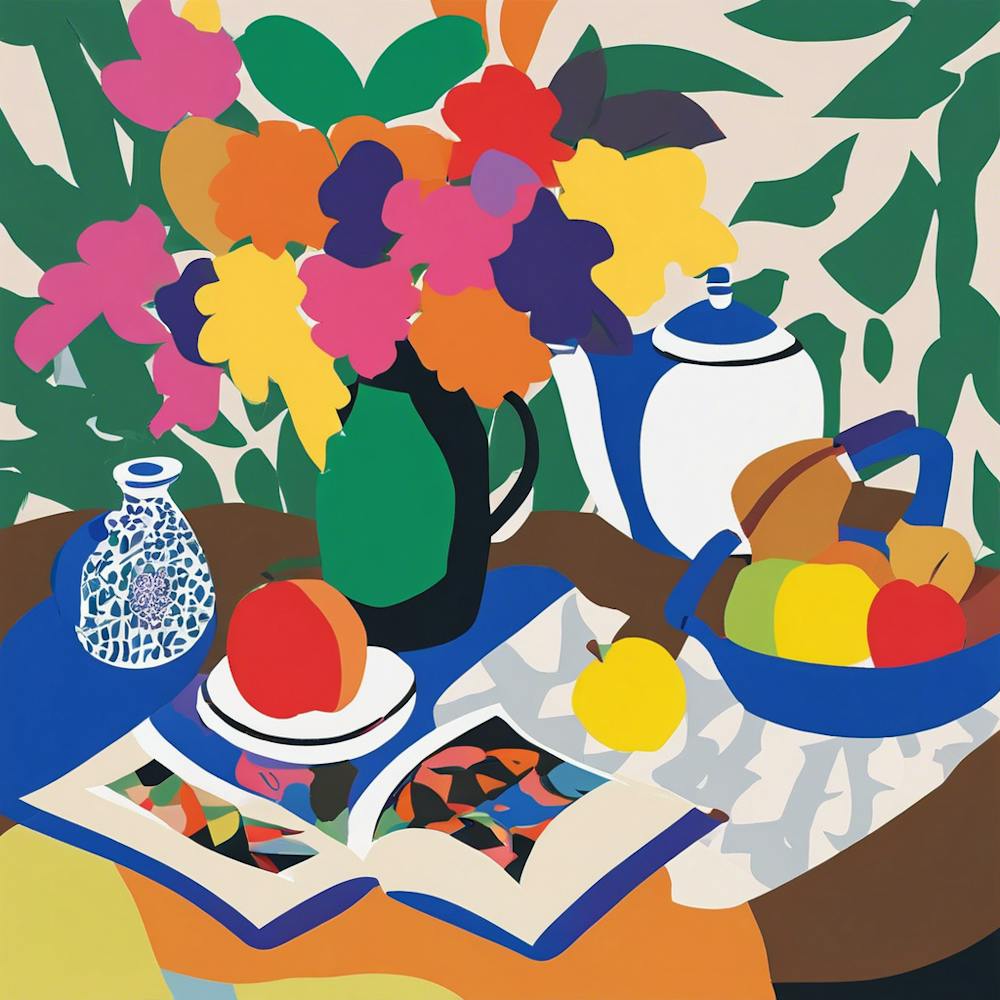 A Matisse-Inspired Still Life