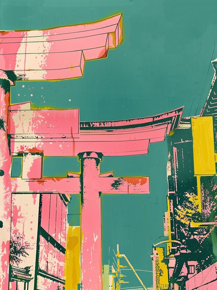 Nikko Japan Retro Duotone Silkscreen 2