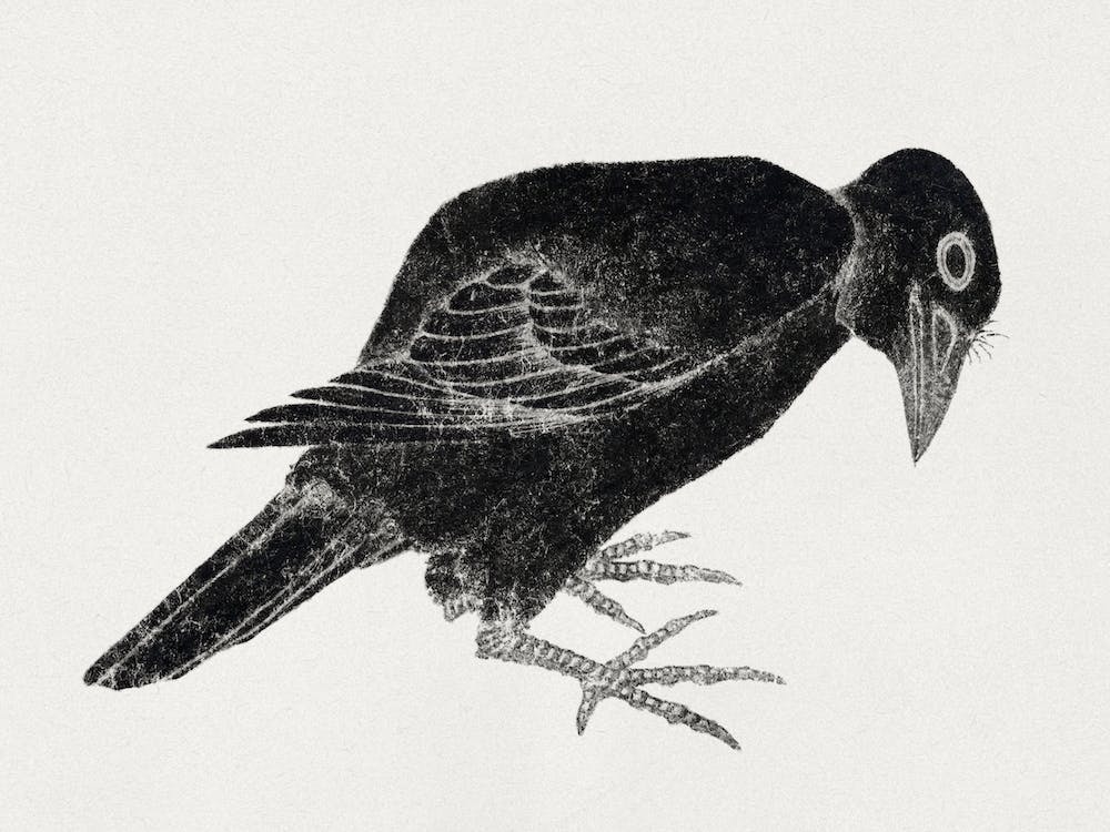 Katsushika Hokusai's Bird
