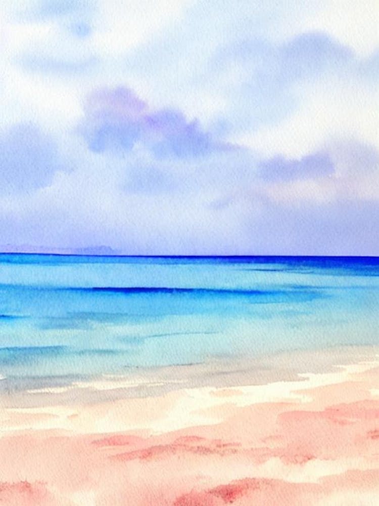 Boracay Beach 2, Philippines Watercolour