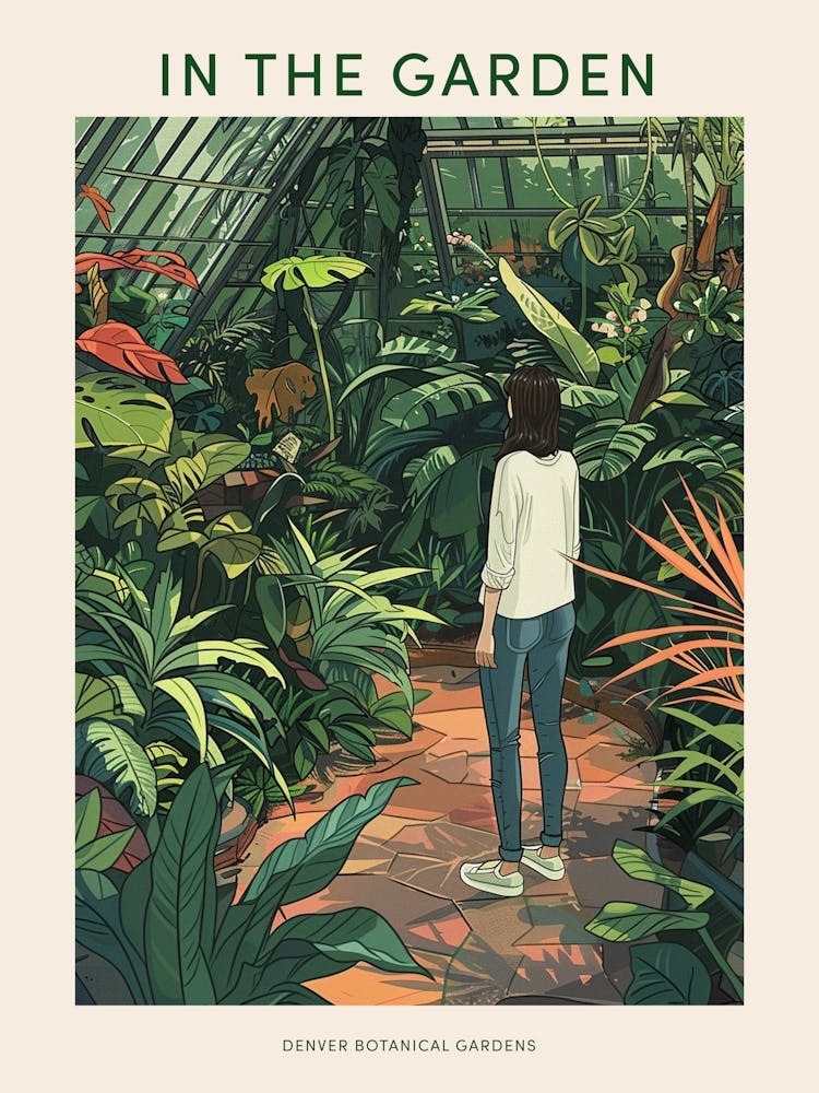 In The Garden Poster Denver Botanical Gardens 3