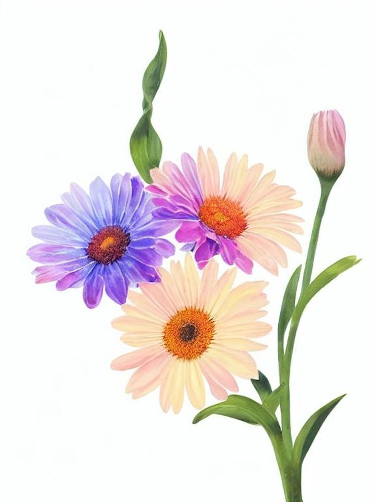 Gerberas Aquarellblume