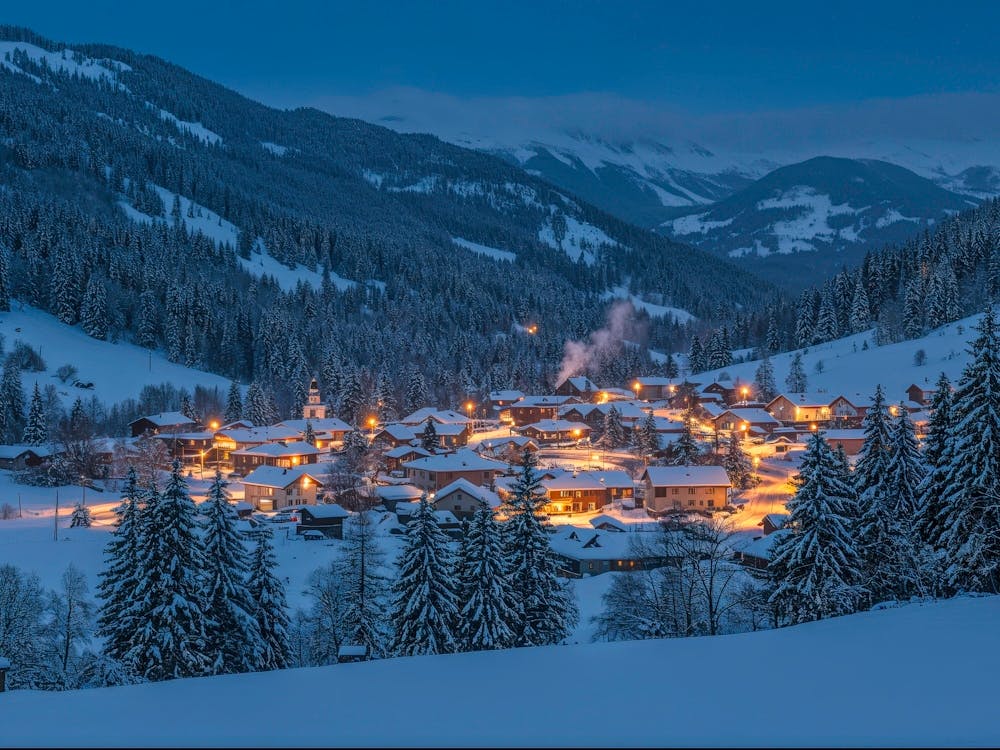 Village At Night