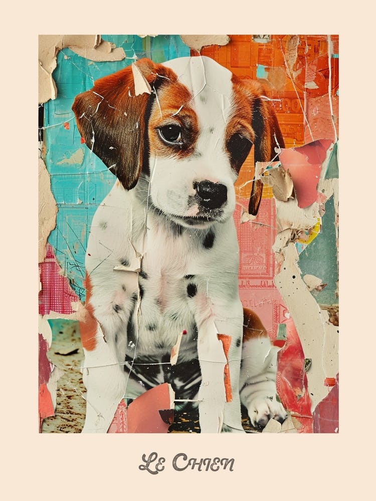 Le Chien Vintage Poster 2