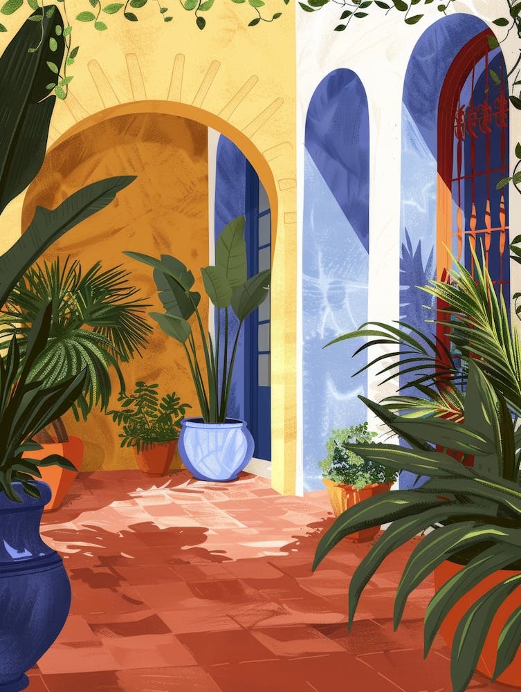 Mexican Courtyard