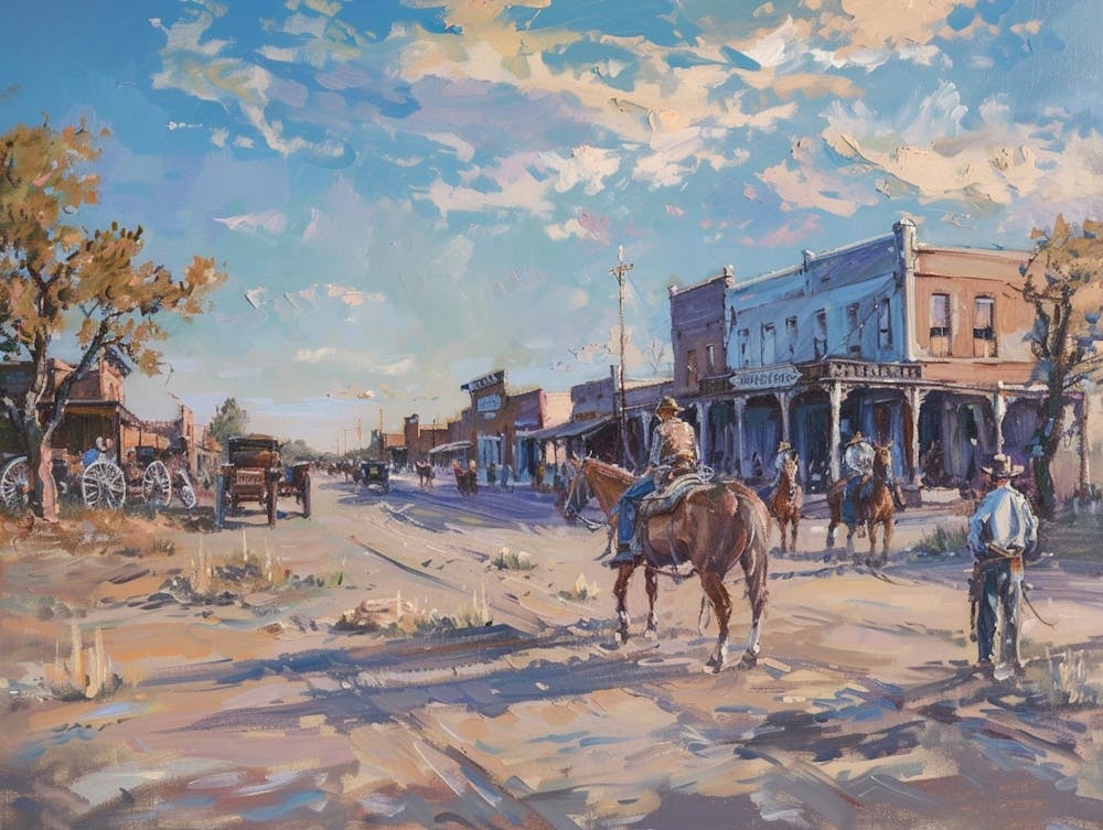 Cowboy In Dodge City Kansas 3
