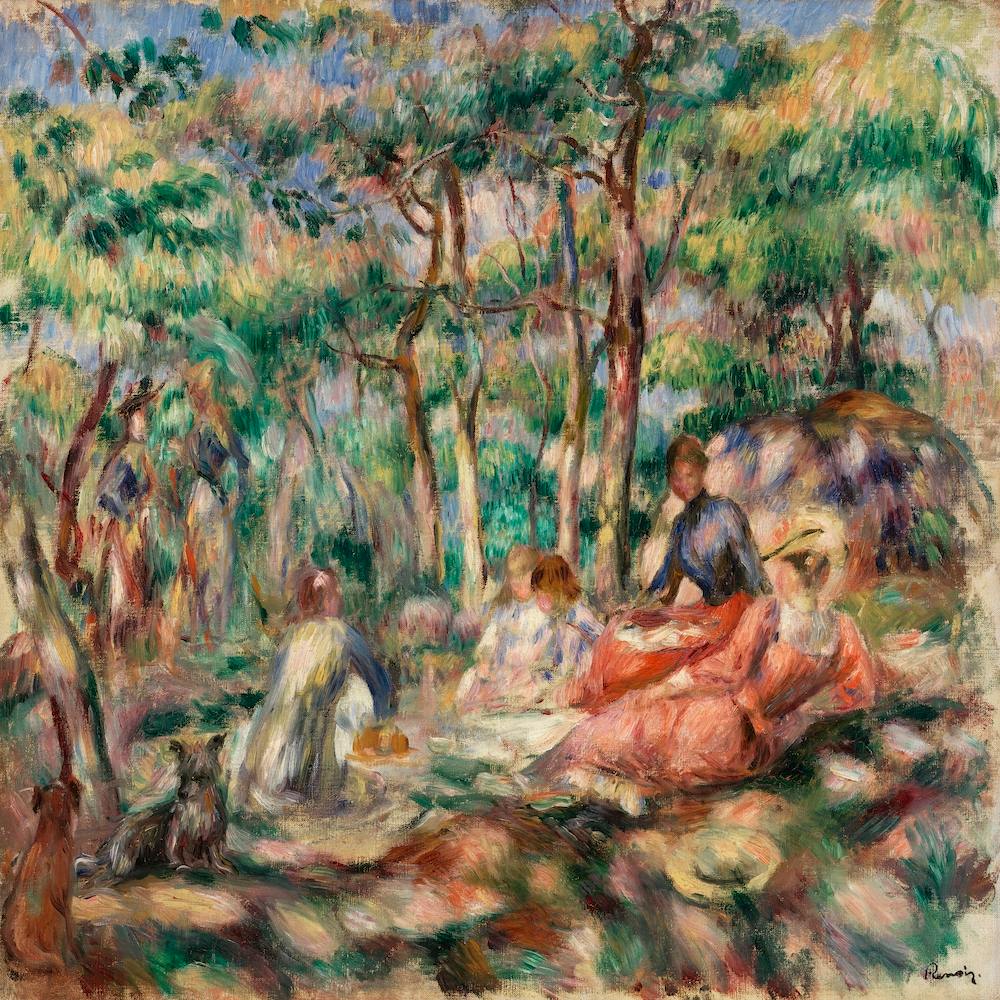 Picnic (1893, Pierre Auguste Renoir