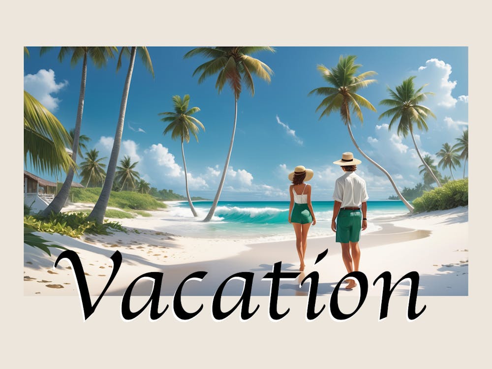 Urlaubsvibes Entfliehe dem Gewöhnlichen Weißer Strand 1