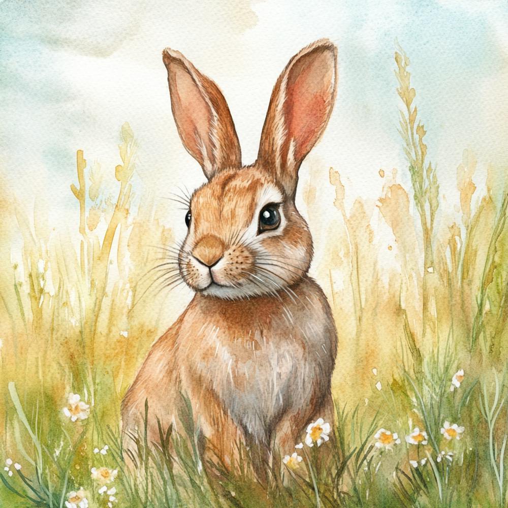 Lapin dans la Prairie 1