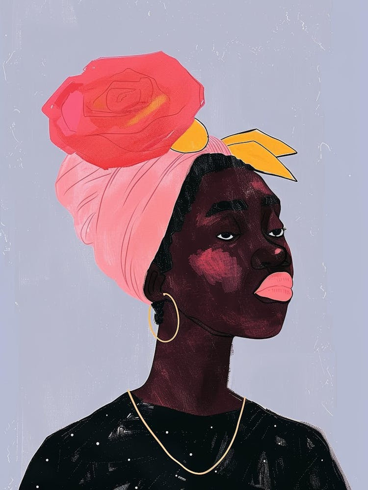 Black Girl With A Turban