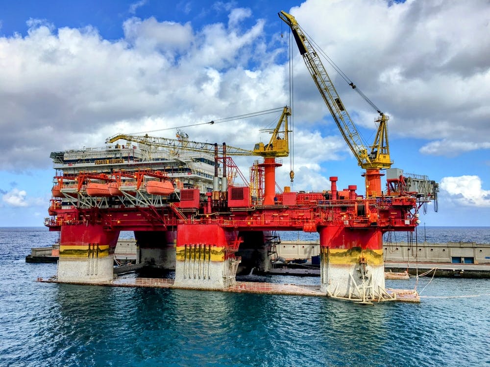 Oil Rig In Las Palmas Grand Canaria, Canary Islands (Spain Series)