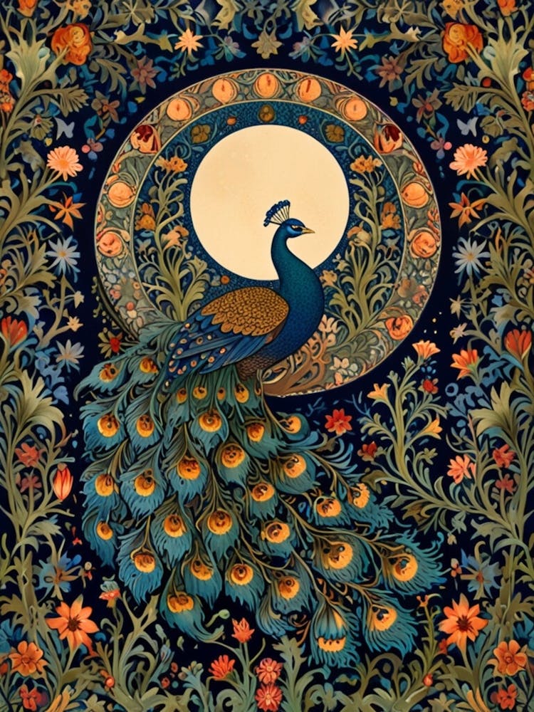 William Morris Peacock 11