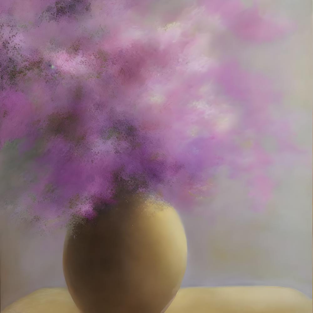 The Background A Canvas Of Its Own Complements The Vases Magnificence Soft Pastel Shades Blend S (1)