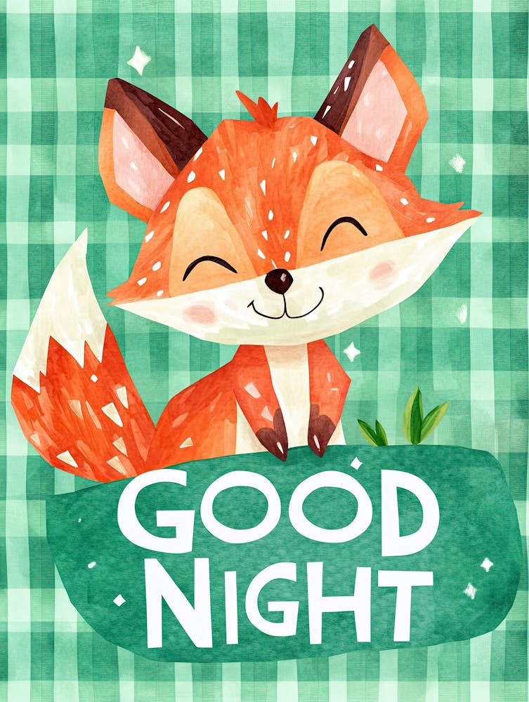 Twinkling Hopes Good Night Children S Prints & Kids Posters