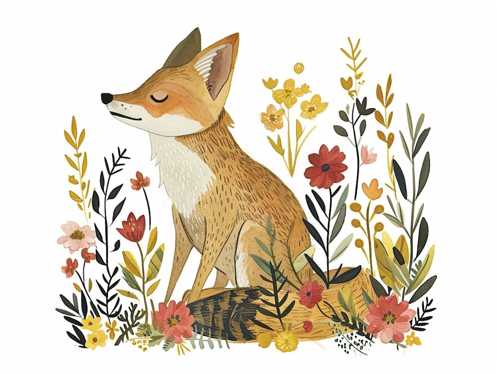 Little Floral Coyote 2