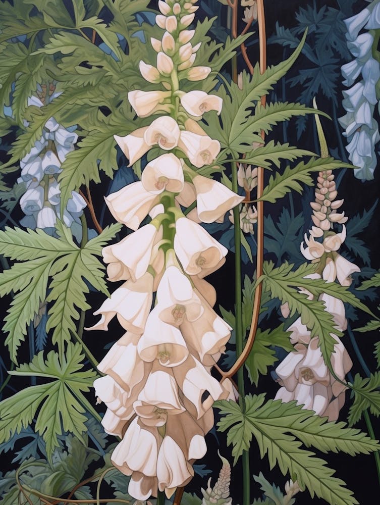 Flower Illustration Delphinium 2