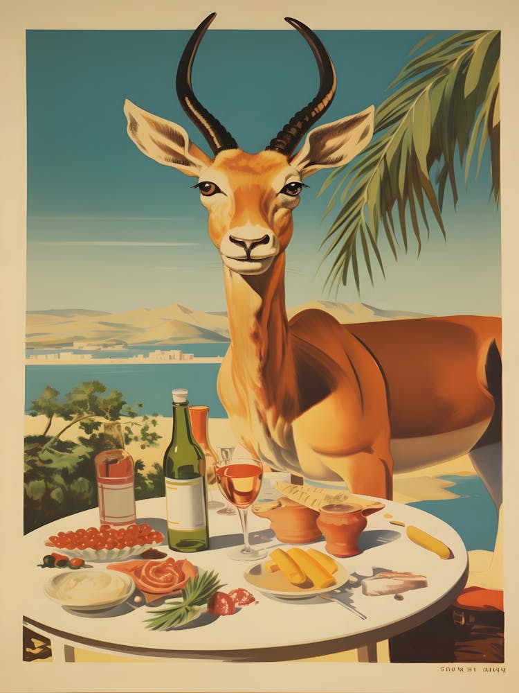 Antelope At Table