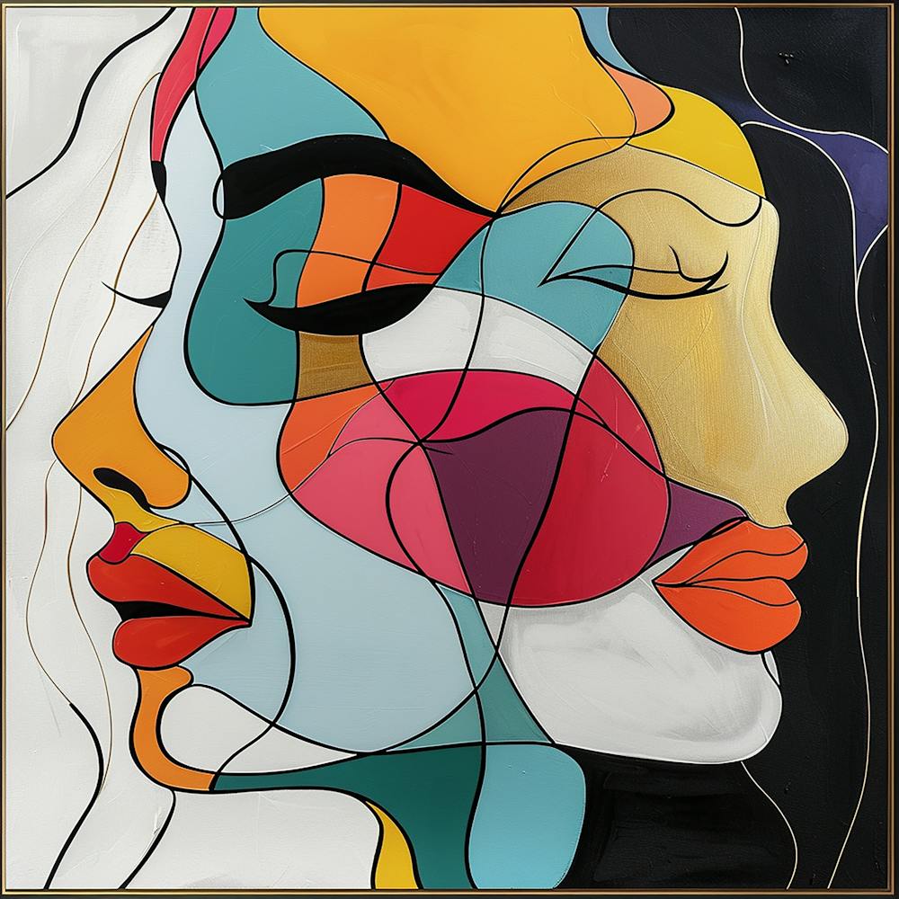 Abstract Woman'S Face 3 - city wall art, colorful wall art, home decor, minimal art, modern wall art, wall art, wall decoration, wall print colourful wall art, decor wall art, digital art, digital art download, interior wall art, downloadable art, eclectic wall, fantasy wall art, home decoration, home decor wall, printable art, printable wall art, wall art prints, artistic expression, contemporary, modern art print,