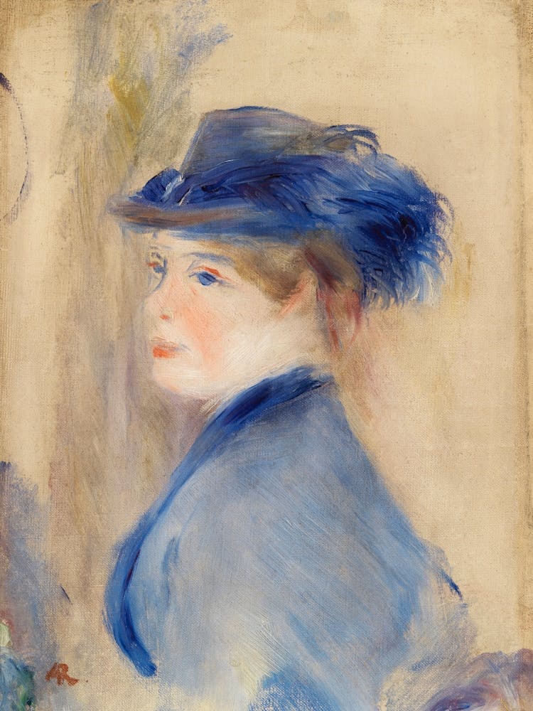 Bust Of A Woman (1875), Pierre Auguste Renoir