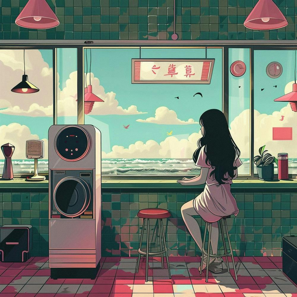 Girl In A Kitchen