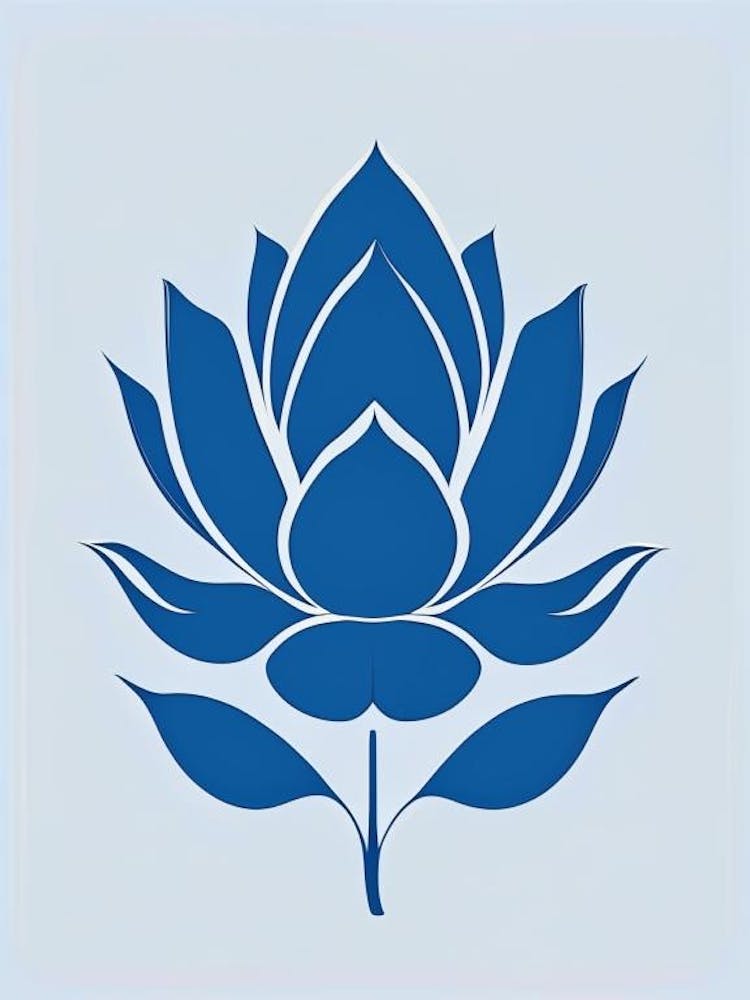 Blue Lotus Retro Minimal 4