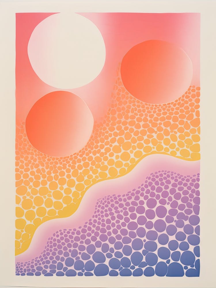 Abstract Landscape Risograph Style 23