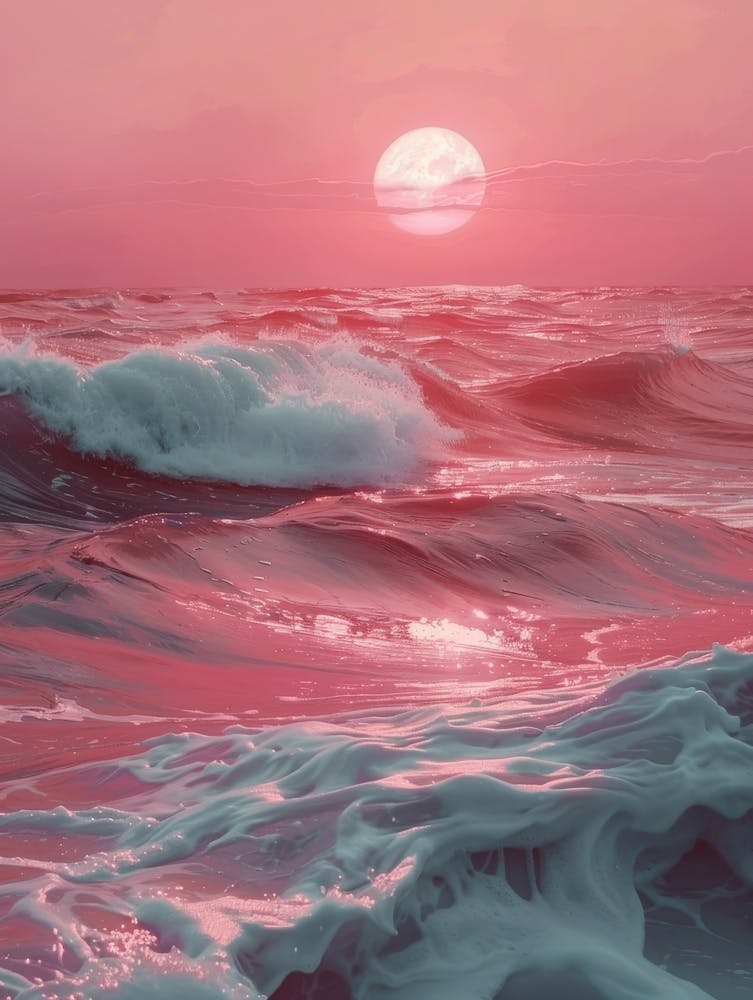 Sunset Over The Ocean 4