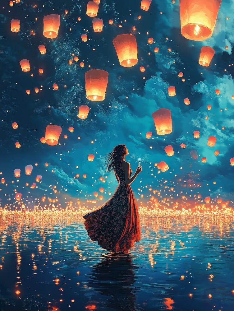 Lanterns In The Sky