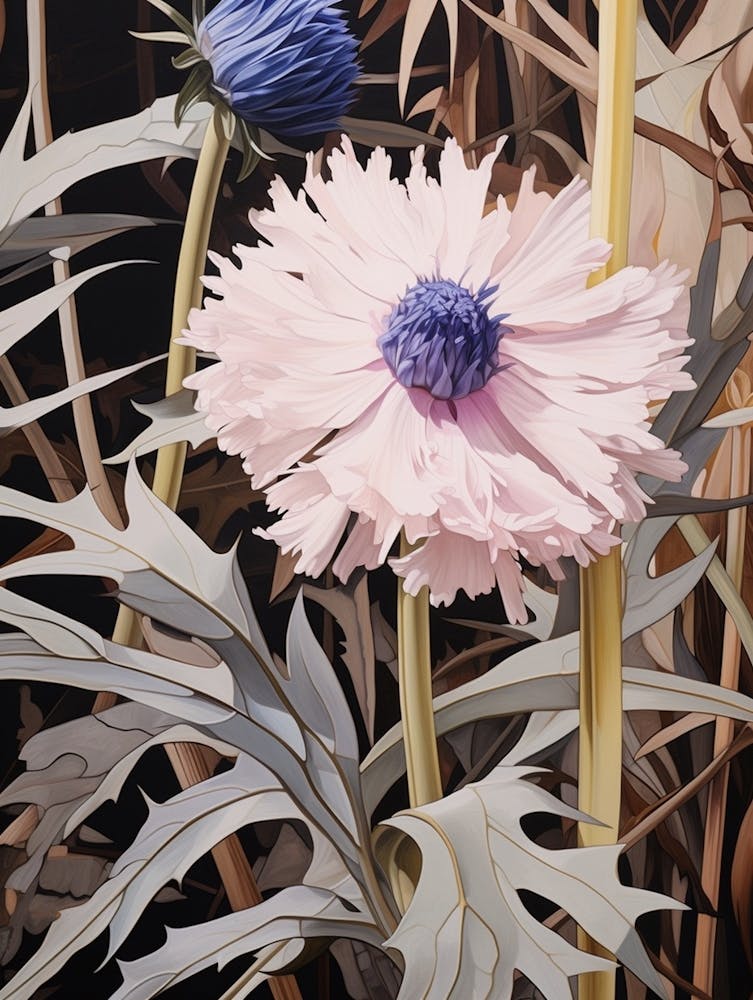 Flower Illustration Cornflower 1
