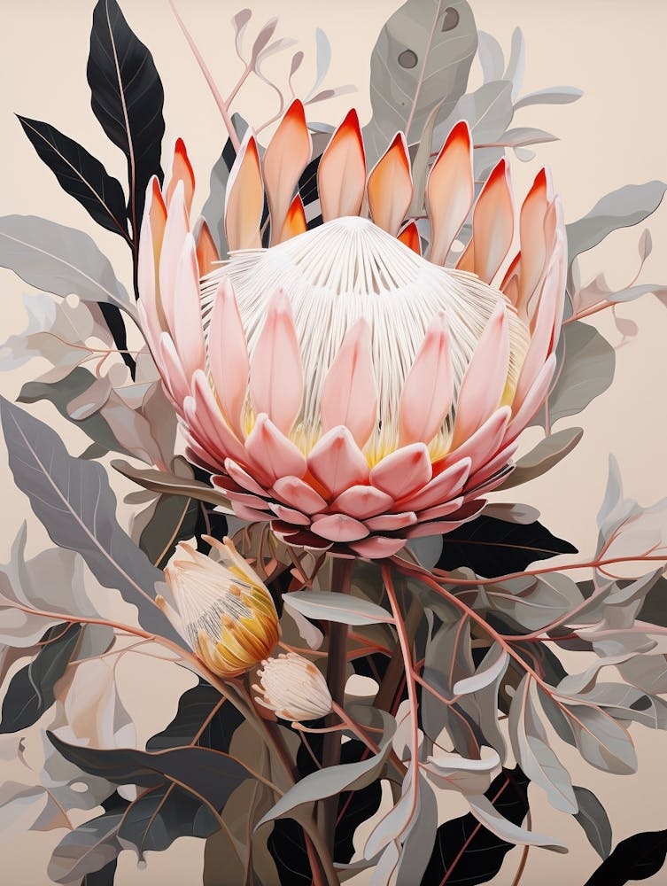 Flower Illustration Protea 7